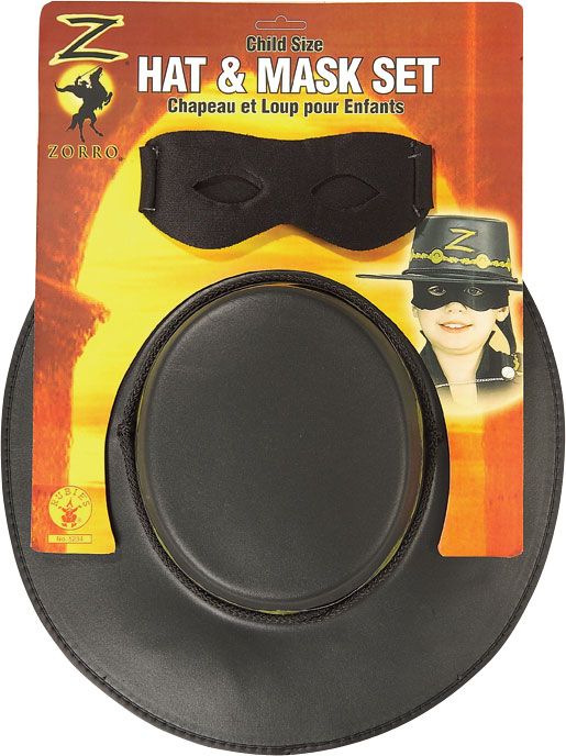 Zorro™ Hat and Mask Set - Click Image to Close