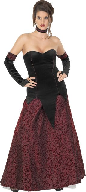 Crimson Vampira S, M, L - Click Image to Close