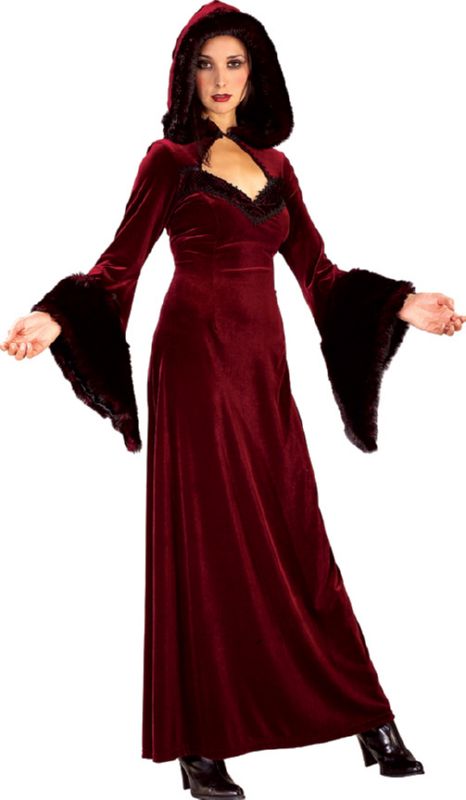 Burgundy Gothic Lady S, M, L - Click Image to Close