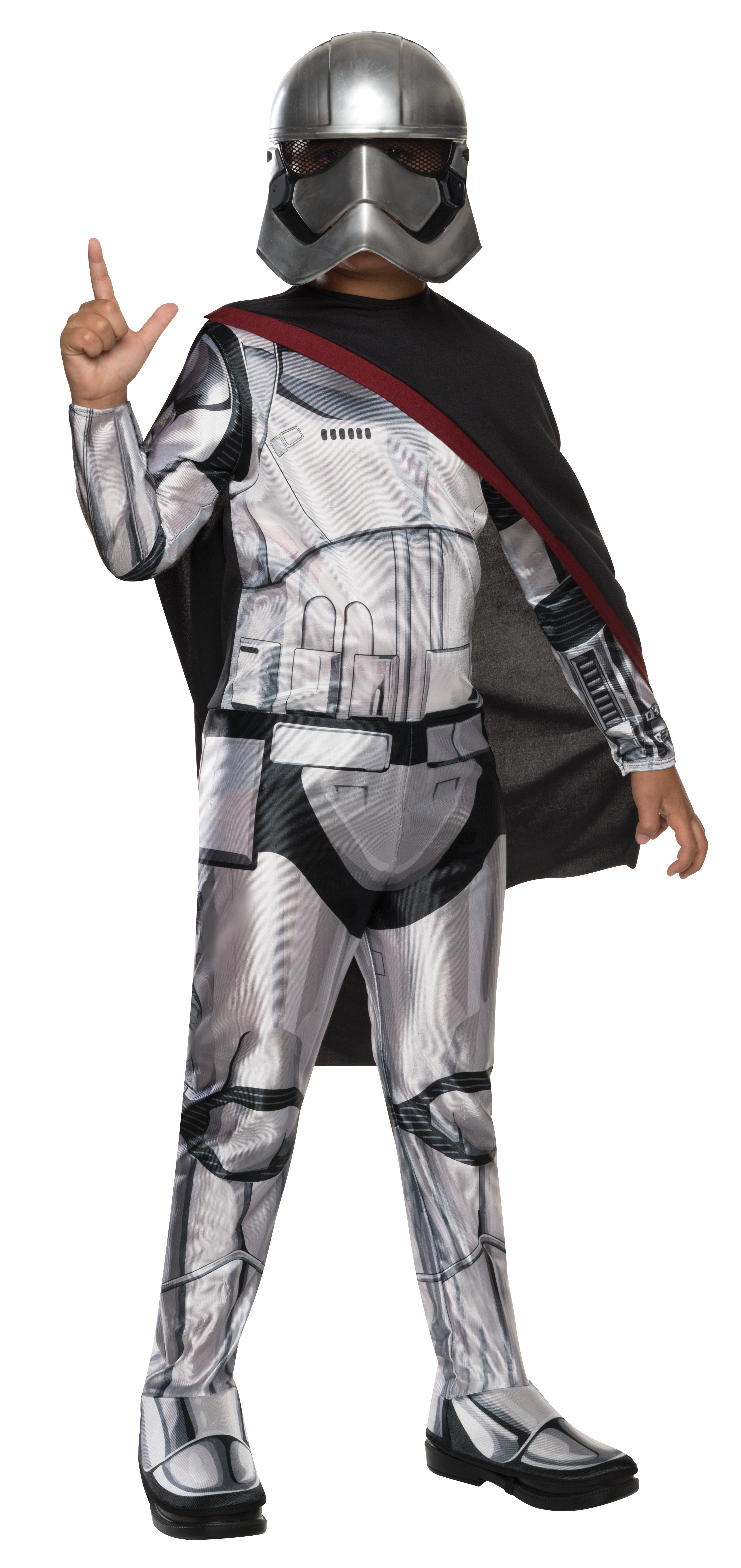 Star Wars Force Awakens Captain Phasma Child Classic Costume Size S,M,L - Click Image to Close