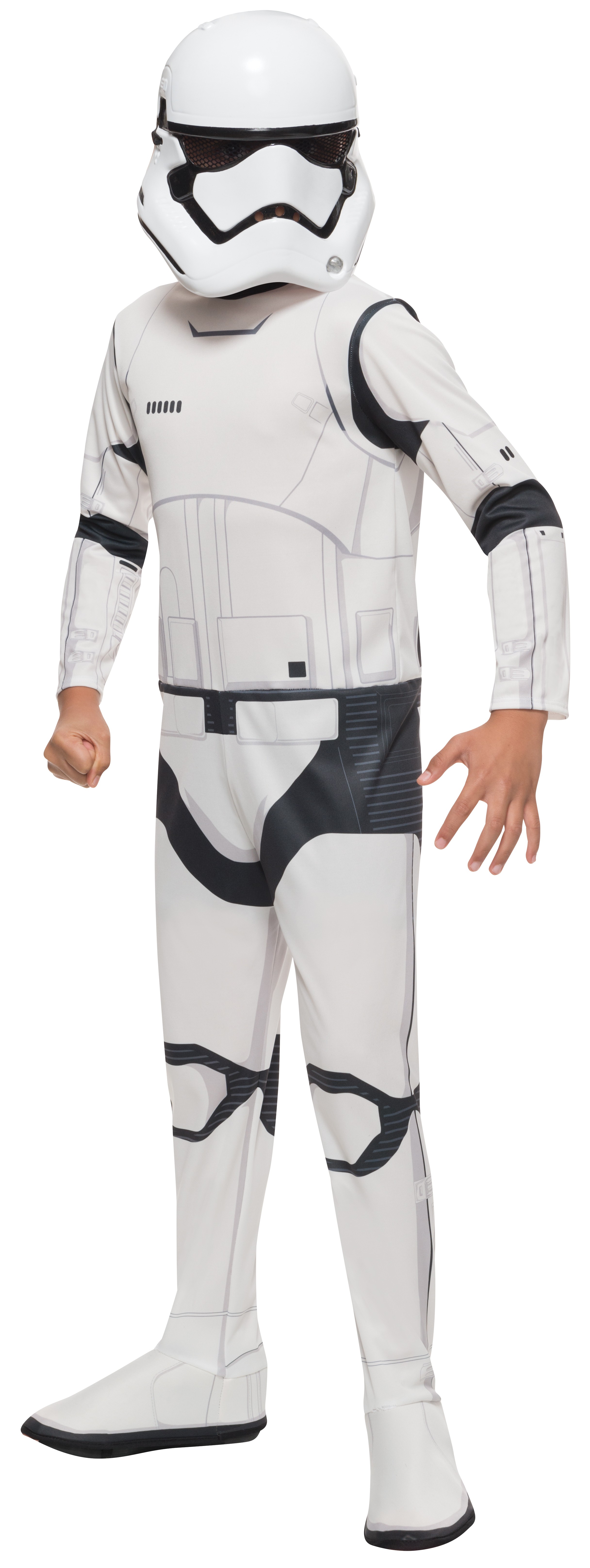 Star Wars Force Awakens Stormtrooper Child Classic Costume Size S,M,L - Click Image to Close