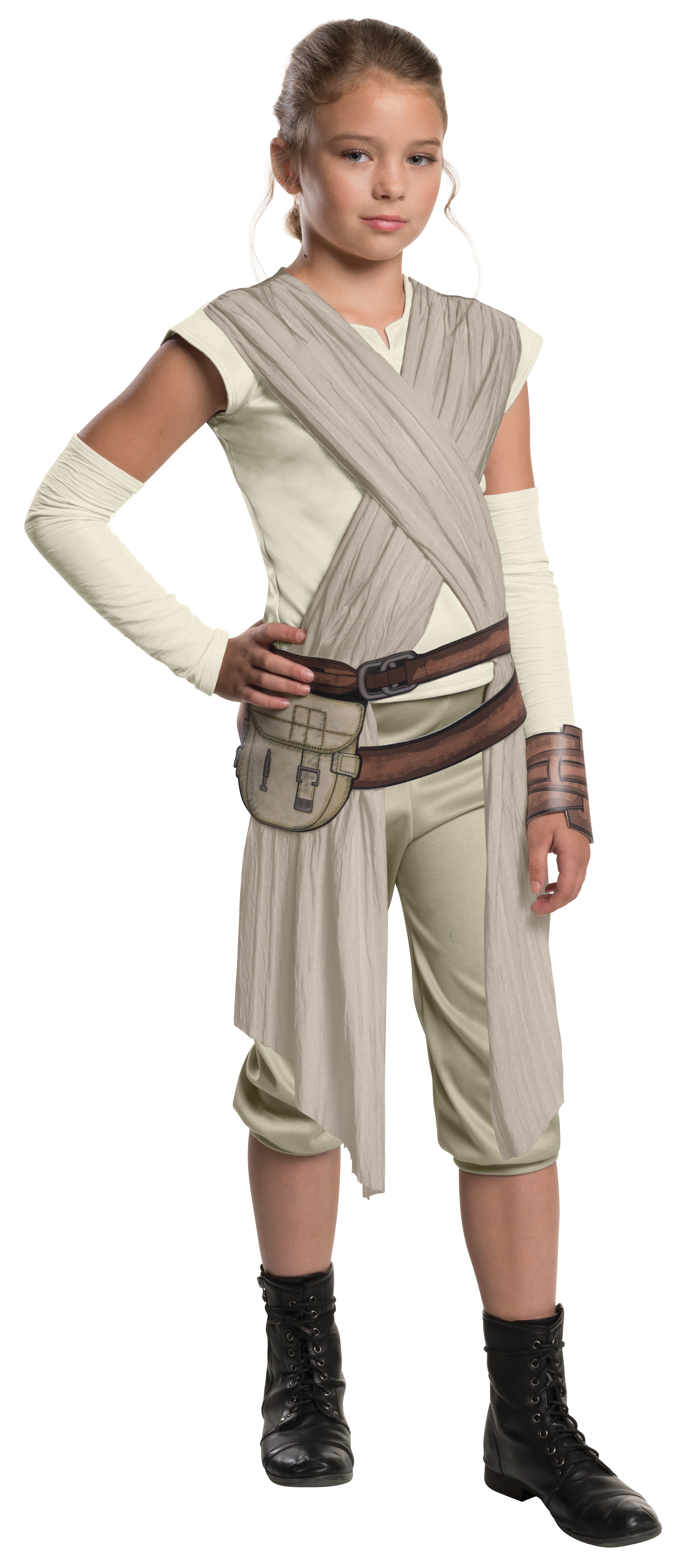 Star Wars Rey Child Deluxe Costume Size S,M,L - Click Image to Close