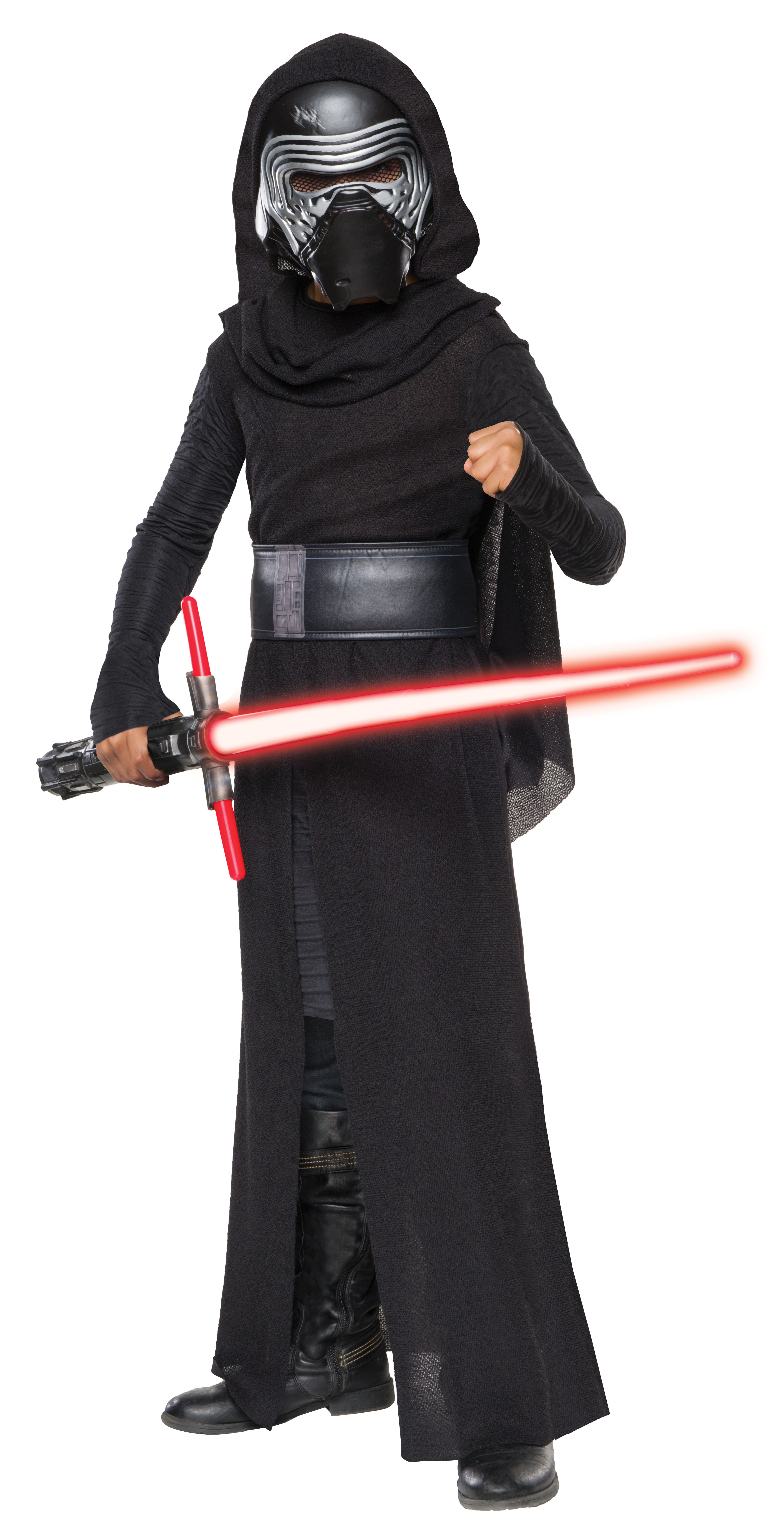 Star Wars Force Awakens Kylo Ren Child Deluxe Costume Size S,M,L - Click Image to Close