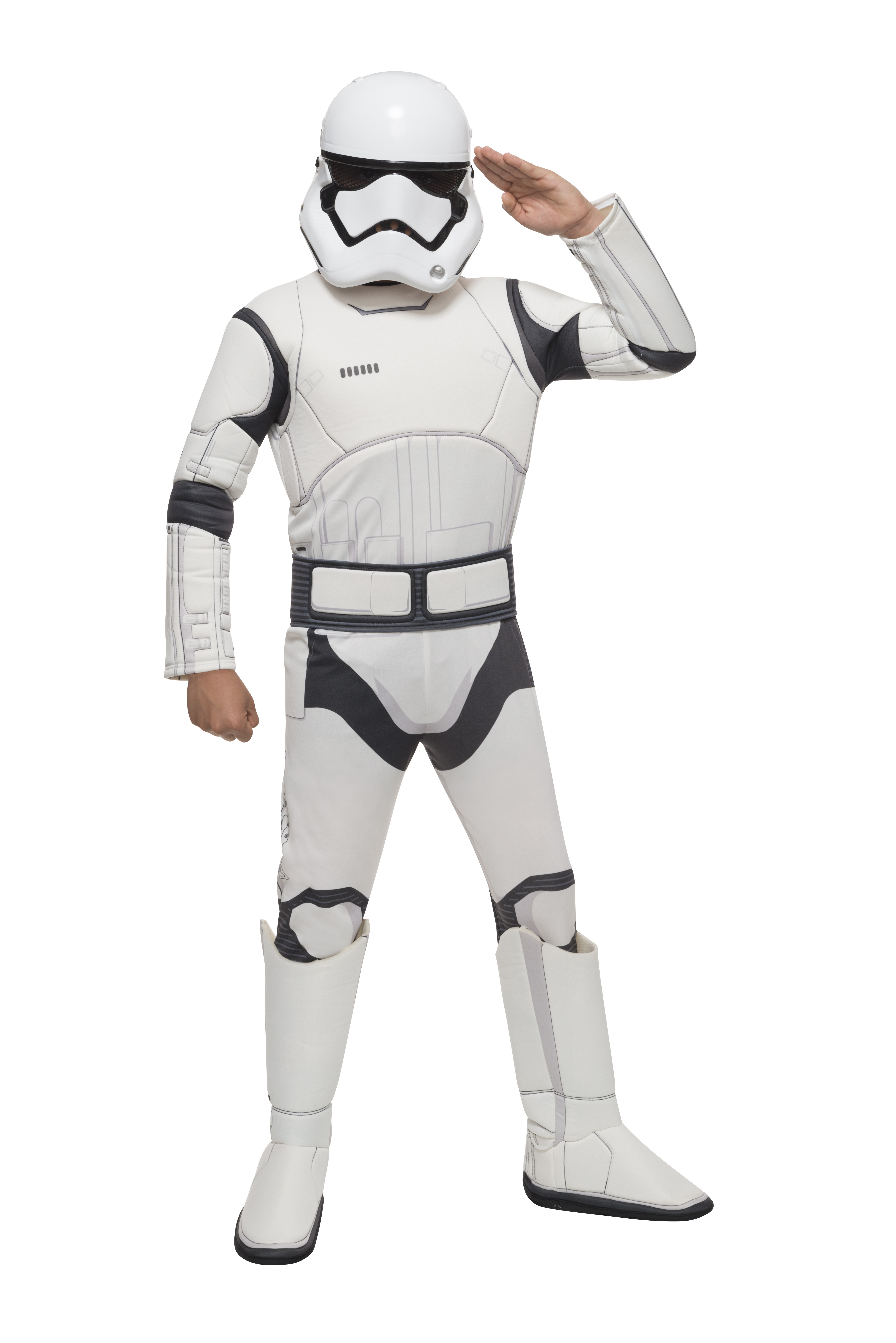 Star Wars Force Awakens Stormtrooper Child Deluxe Costume Size S,M,L - Click Image to Close