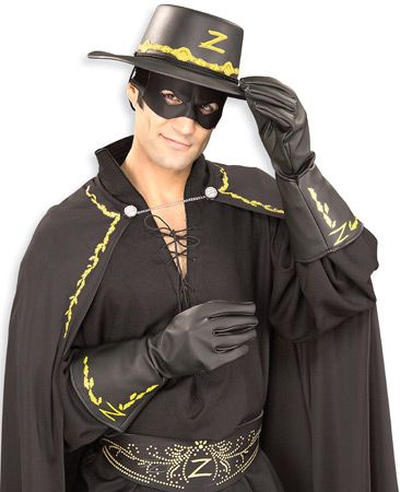 ZORRO™ Adult Gauntlets - Click Image to Close