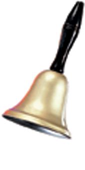 4 in. Diameter Hand Bell - Click Image to Close