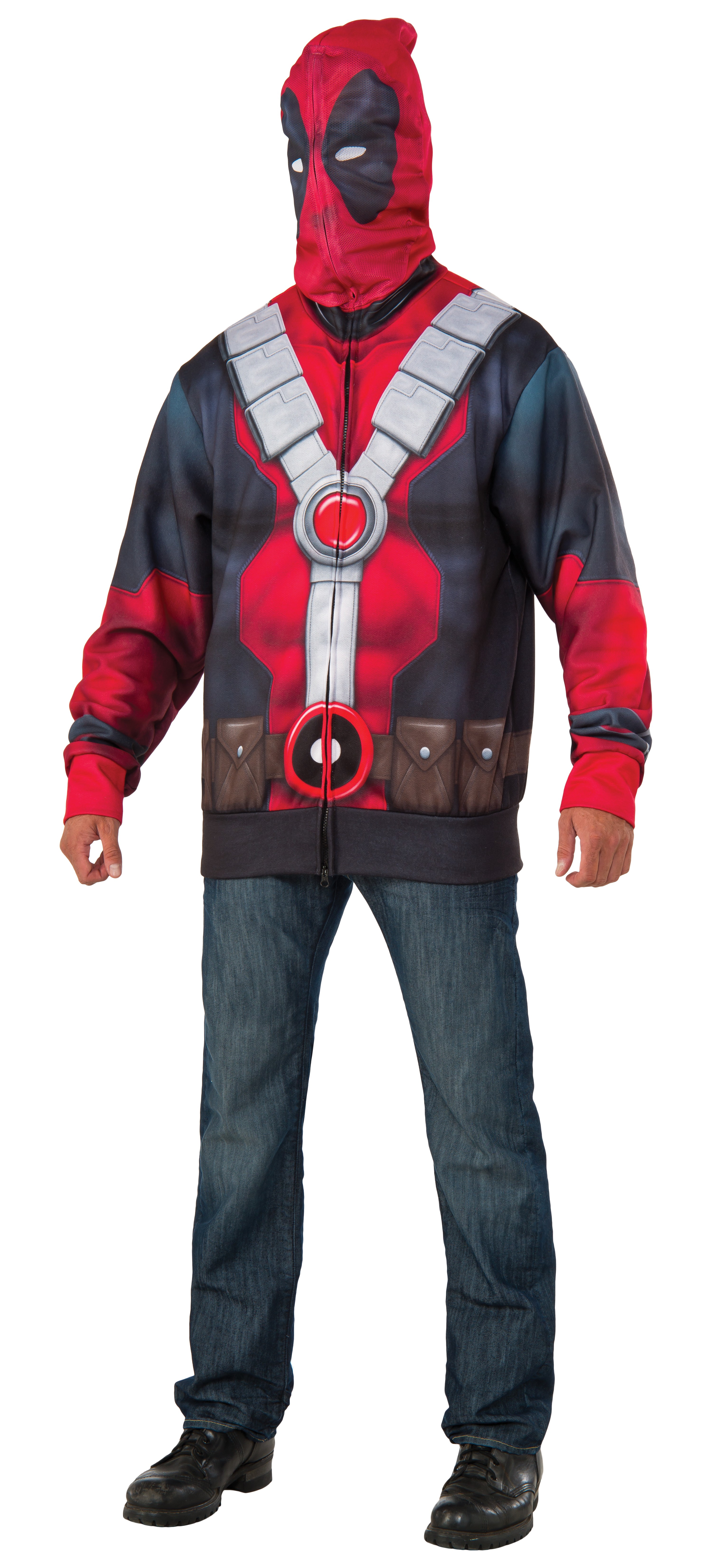 DEADPOOL Adult Hoodie Size STD, XL - Click Image to Close