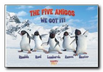 Happy Feet - 5 Amigos - Click Image to Close