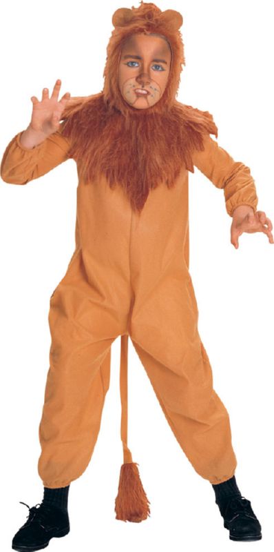 Cowardly Lion Child Costume Wizard of Oz Sizes S,M,L - Click Image to Close