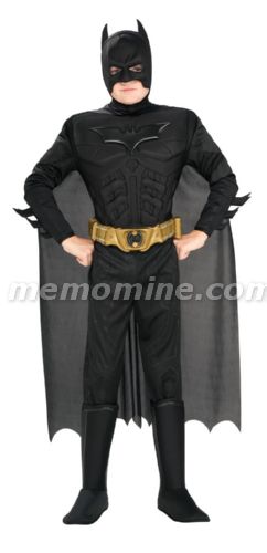 Dark Knight Batman Deluxe Child Costume S,M,L - Click Image to Close