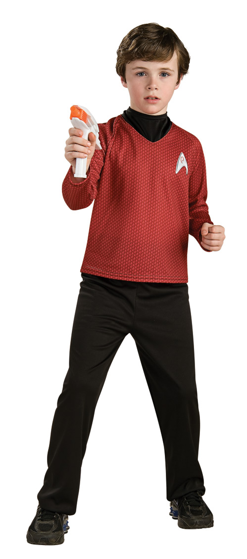 STAR TREK CHILD Deluxe Red Shirt - Click Image to Close