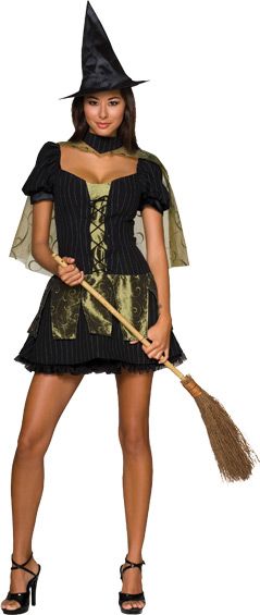 Wicked Witch of the West Adult Sexy Costume XS, S, M - Click Image to Close