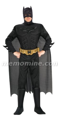 Dark Knight Batman Deluxe Adult Costume M,L,XL - Click Image to Close