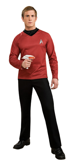 ADULT - STAR TREK Dlx. Red Shirt - Click Image to Close