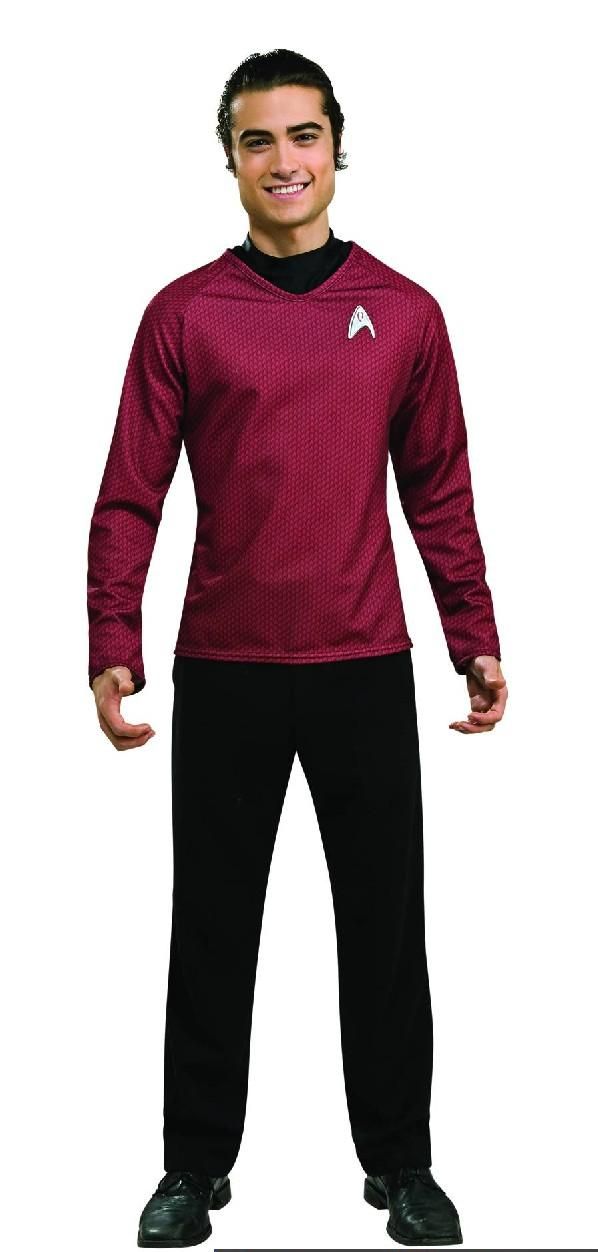 ADULT - STAR TREK Grand Heritage Costume Red Shirt - Click Image to Close