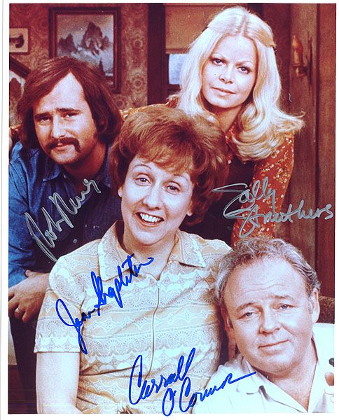 All in the Family cast signed by four - Click Image to Close