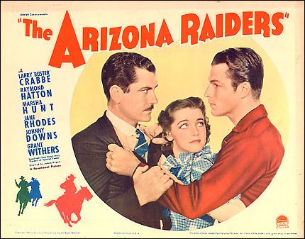 Arizona Raiders Buster Crabbe Grant Withers - Click Image to Close