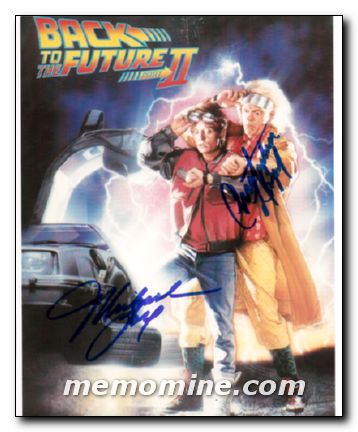 Back to the Future II Michael J Fox Christopher Lloyd - Click Image to Close
