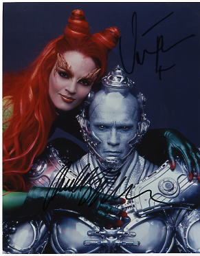 Batman Arnold Scharzenegger and Uma Thurman Mr Freeze and Poison Ivy - Click Image to Close