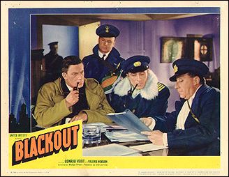 BLACKOUT Conrad Veidt, Valery Hobson 1940 - Click Image to Close