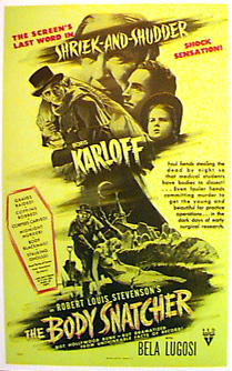 BODY SNATCHER Boris Karloff Bella Lugosi