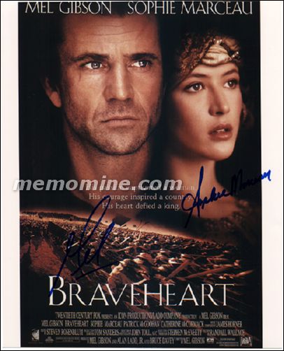 BraveHeart Mel Gibson Sophie Marceau - Click Image to Close
