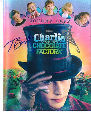 Charlie and the Chocolate Factory Johnny Depp Tim Burton Director - Click Image to Close