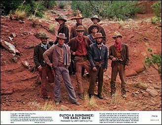 BUTCH & SUNDANCE: THE EARLY DAYS 8 card set 1979 - Click Image to Close