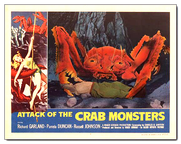 Attack of the Crab Monsters # 9 card a created copy - Click Image to Close