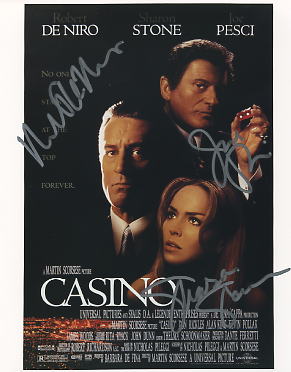 Casino Cast DeNiro Stone Pesci