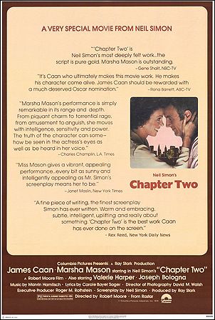 Chapter Two Neil Simon Marsha Mason James Caan - Click Image to Close