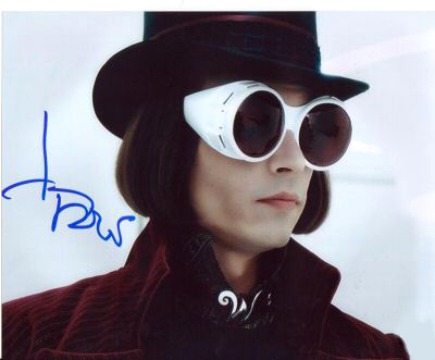 Depp Johnny Willy Wonka rare pose - Click Image to Close