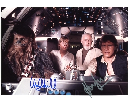 Star Wars Harrison Ford Mark Hamill - Click Image to Close
