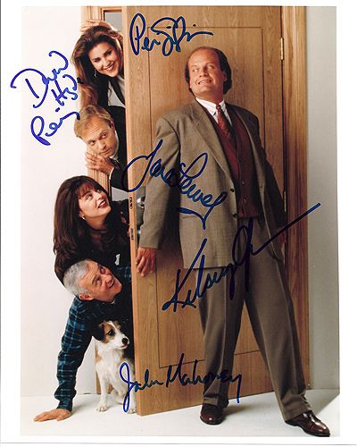 Frasier Cast signed by Five - Click Image to Close