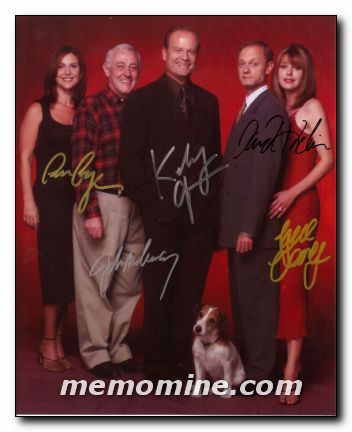 Frasier Cast signed by five - Click Image to Close