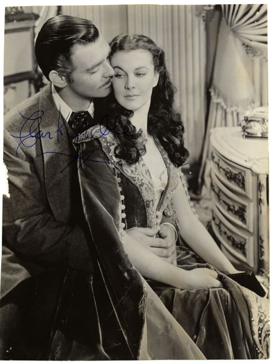 Gable Clark Gable Gone with the Wind sceen Vintage Photo - Click Image to Close