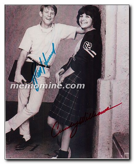 Happy Days Ron Howard Cindy Williams - Click Image to Close