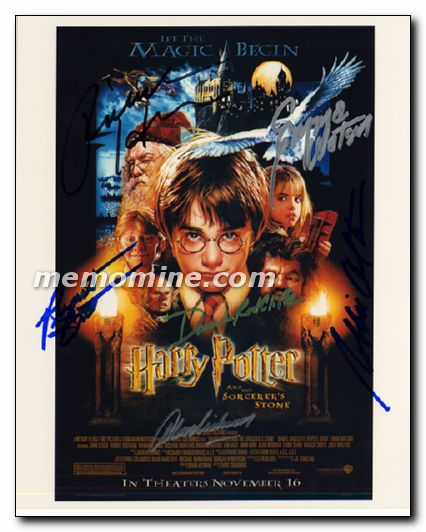 Harry Potter Sorcerers Stone Emma Watson Danille Radcliff Rupert Grint Richard Harris Robbie Coltra - Click Image to Close