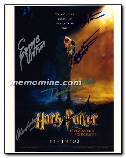 Harry Potter Chamber of Secrets Emma Watson Danille Radcliffe Rupert Grint Richard Harris Alen Rick - Click Image to Close