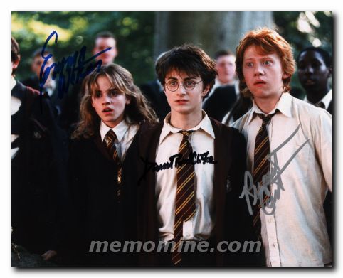 Harry Potter cast signed by three - Click Image to Close