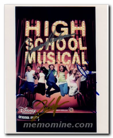 High School Musical signed by four - Click Image to Close