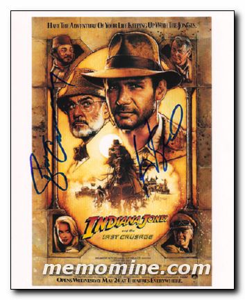 Indiana Jones "Last Crusade" Harrison Ford Sean Connery - Click Image to Close