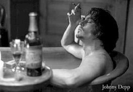 Johnny Depp- Bathtub - Click Image to Close