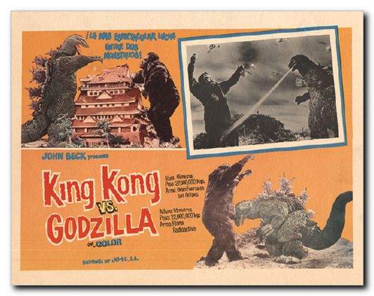 King Kong vs Godzilla great images both pictured - Click Image to Close