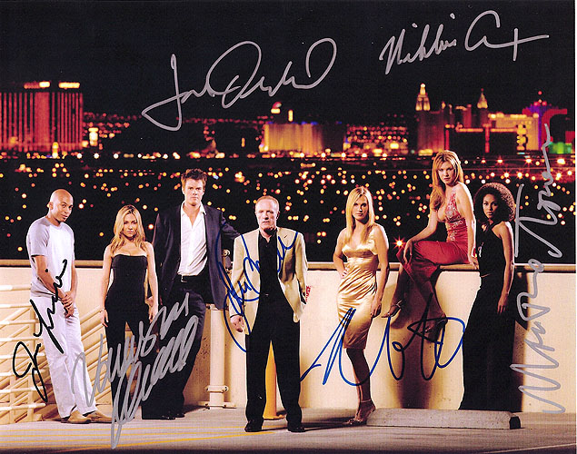Las Vegas cast signed by 7 - Click Image to Close