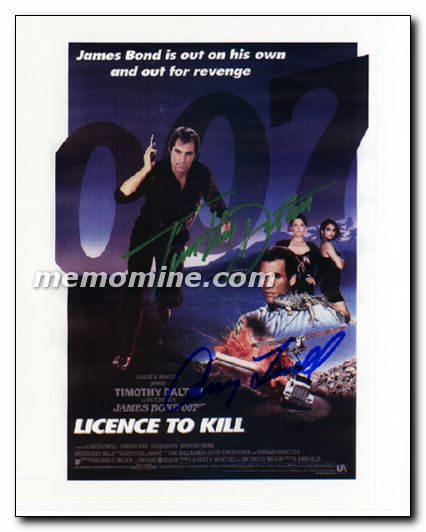 License to Kill Timothy Dalton Carey Lowell - Click Image to Close