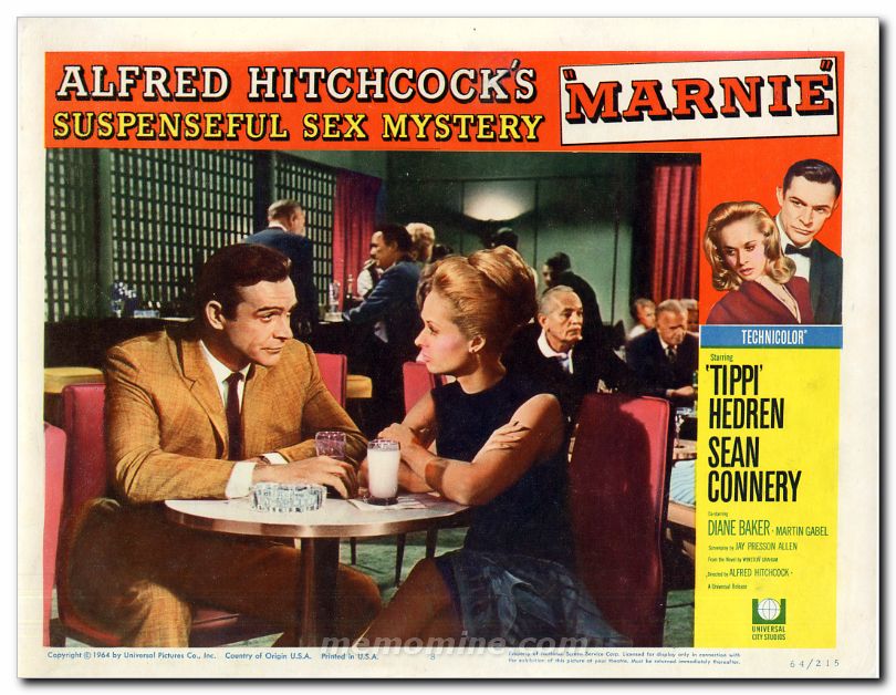 Marnie Hitchcock Sean Connery Tippi Hedren - Click Image to Close