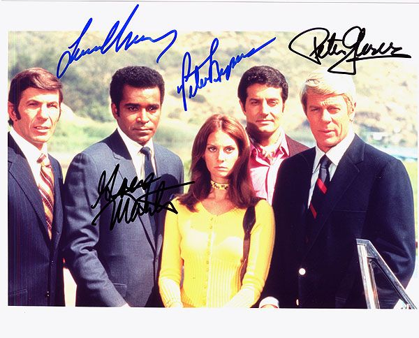Mission Impossible Cast signed by four - Click Image to Close