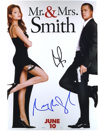 Mr and Mrs Smith Pitt Brad Angelina Jolie - Click Image to Close