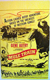 MULE TRAIN Gene Autry - Click Image to Close